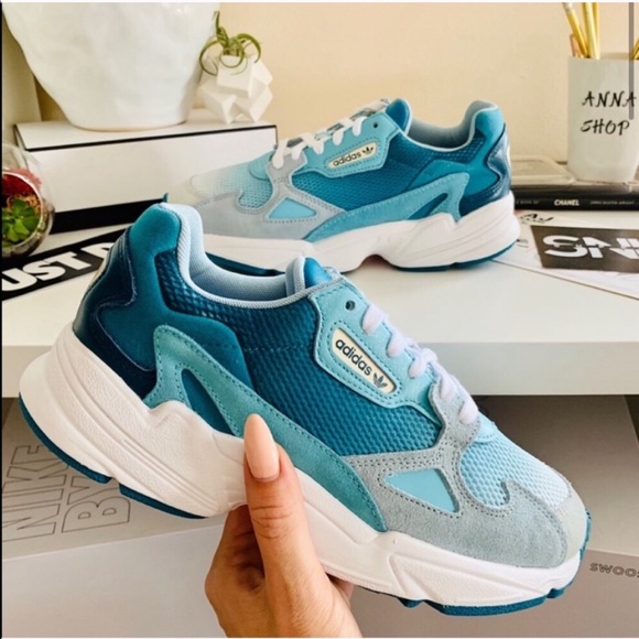 adidas Shoes - NWT ADIDAS FALCON CHUNKY BLUE AQUA SNEAKERS shoes